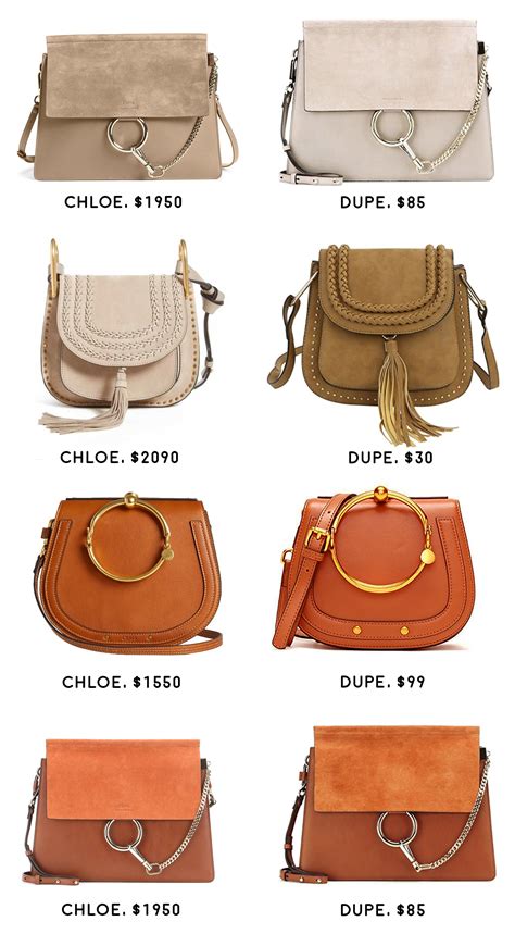 chloe purse replica amazon|chloe look alike bags.